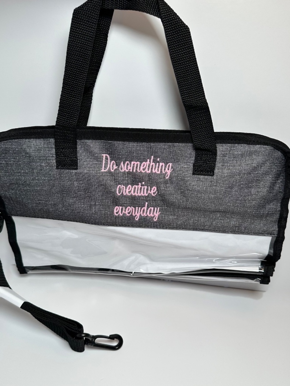 Thirty-One Get Creative Crossbody Organizer NWT | Craft Storage Clear Pocket